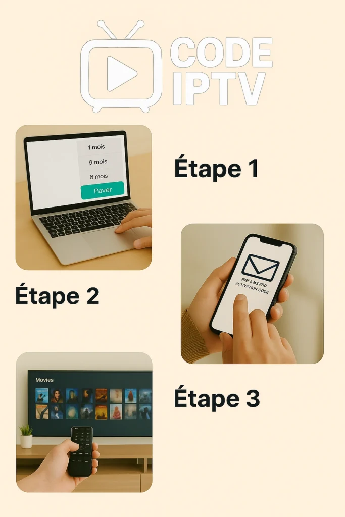 Guide d’Abonnement CODE IPTV – Étapes Simples et Rapides