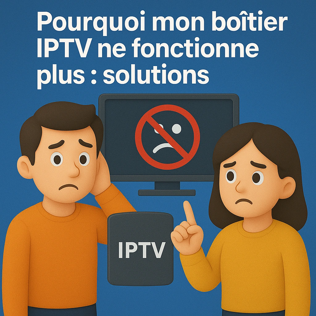 Pourquoi mon boitier IPTV ne fonctionne plus : solutions