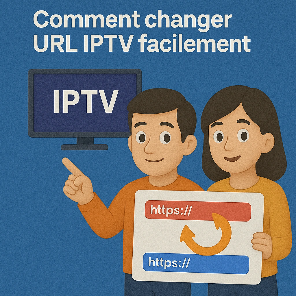 Comment changer URL IPTV facilement